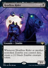 Headless Rider (Extended Art), Innistrad: Crimson Vow