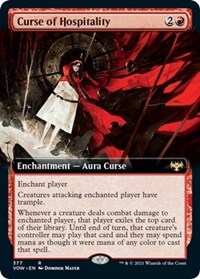 Curse of Hospitality (Extended Art), Innistrad: Crimson Vow