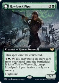 Howlpack Piper (Extended Art), Innistrad: Crimson Vow