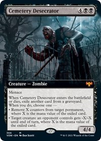 Cemetery Desecrator (Extended Art), Innistrad: Crimson Vow