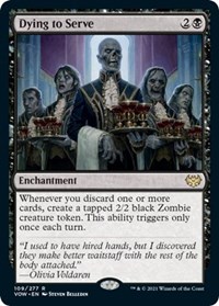 Dying to Serve, Innistrad: Crimson Vow