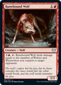 Runebound Wolf, Innistrad: Crimson Vow