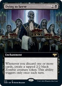 Dying to Serve (Extended Art), Innistrad: Crimson Vow