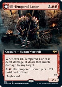 Ill-Tempered Loner (Extended Art), Innistrad: Crimson Vow