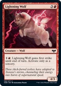 Lightning Wolf, Innistrad: Crimson Vow