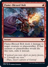 Flame-Blessed Bolt, Innistrad: Crimson Vow