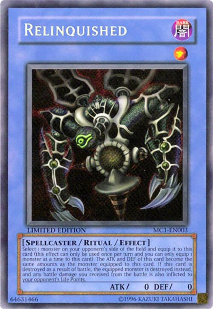 Relinquished, Limited, front