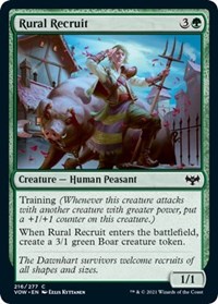 Rural Recruit, Innistrad: Crimson Vow