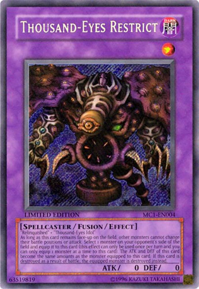Thousand-Eyes Restrict, Limited, front