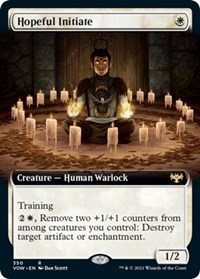 Hopeful Initiate (Extended Art), Innistrad: Crimson Vow