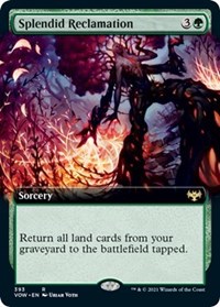 Splendid Reclamation (Extended Art), Innistrad: Crimson Vow