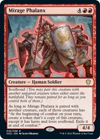 Mirage Phalanx, Commander: Innistrad: Crimson Vow