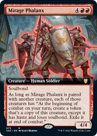 Mirage Phalanx (Extended Art), Commander: Innistrad: Crimson Vow