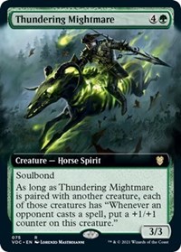 Thundering Mightmare (Extended Art), Commander: Innistrad: Crimson Vow