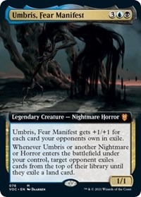 Umbris, Fear Manifest (Extended Art), Commander: Innistrad: Crimson Vow