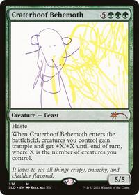 Craterhoof Behemoth (376), Secret Lair Drop Series