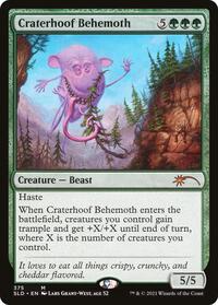 Craterhoof Behemoth (375), Secret Lair Drop Series