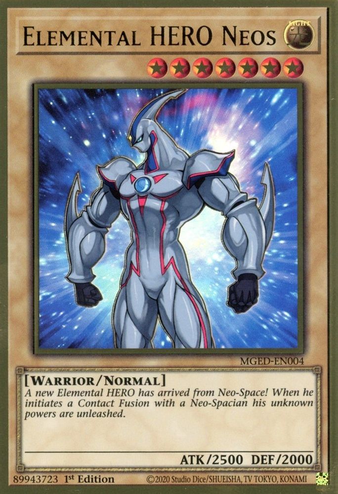 Elemental HERO Neos, 1st-edition, front