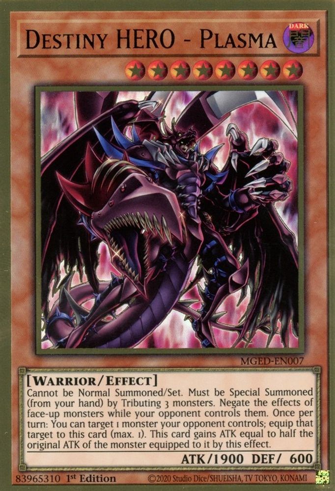Destiny HERO - Plasma, 1st-edition, front