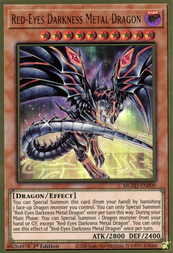 Red Eyes Darkness Metal Dragon Alternate Art