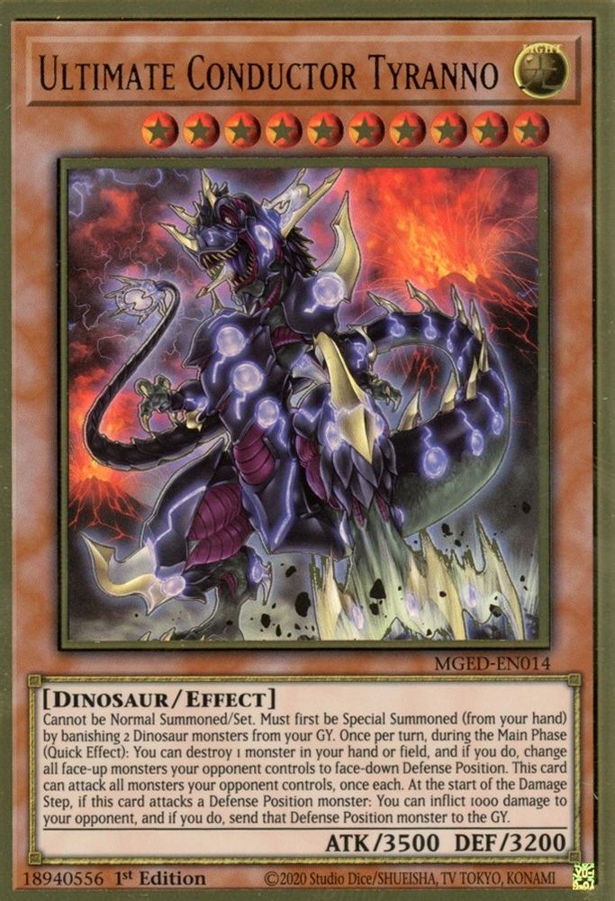 Ultimate Conductor Tyranno, 1st-edition, front