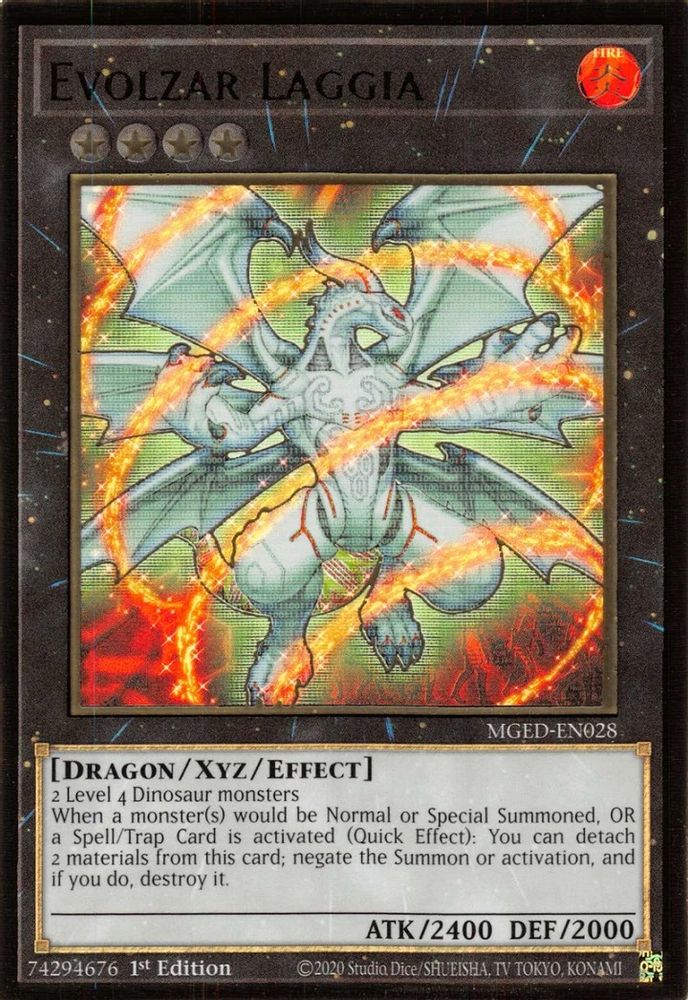 Evolzar Laggia, 1st-edition, front