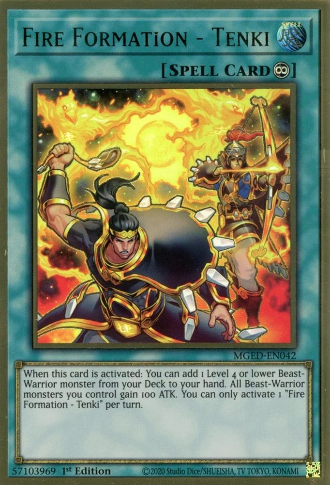 Fire Formation - Tenki, 1st-edition, front