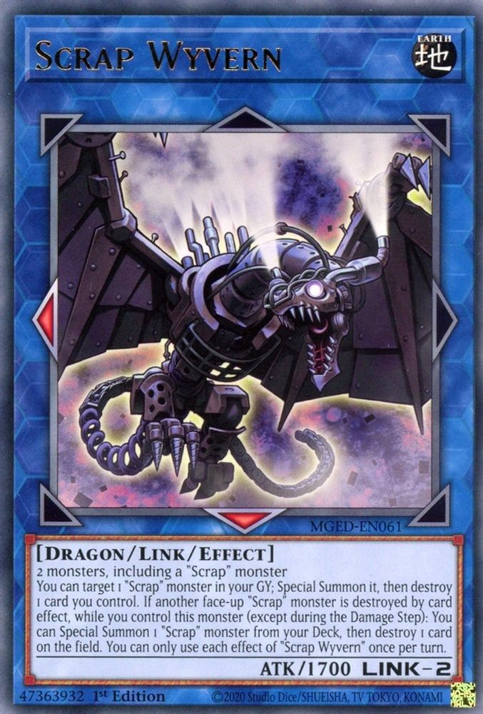 Scrap Wyvern, 1st-edition, front