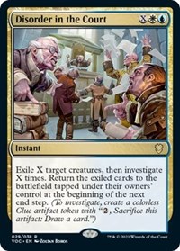 Disorder in the Court, Commander: Innistrad: Crimson Vow