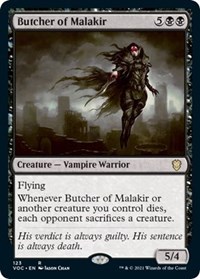 Butcher of Malakir, Commander: Innistrad: Crimson Vow