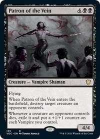 Patron of the Vein, Commander: Innistrad: Crimson Vow