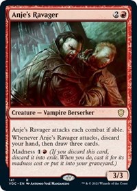 Anje's Ravager, Commander: Innistrad: Crimson Vow