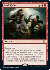 Mob Rule, Commander: Innistrad: Crimson Vow