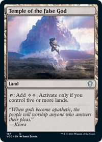 Temple of the False God, Commander: Innistrad: Crimson Vow