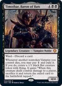 Timothar, Baron of Bats, Commander: Innistrad: Crimson Vow