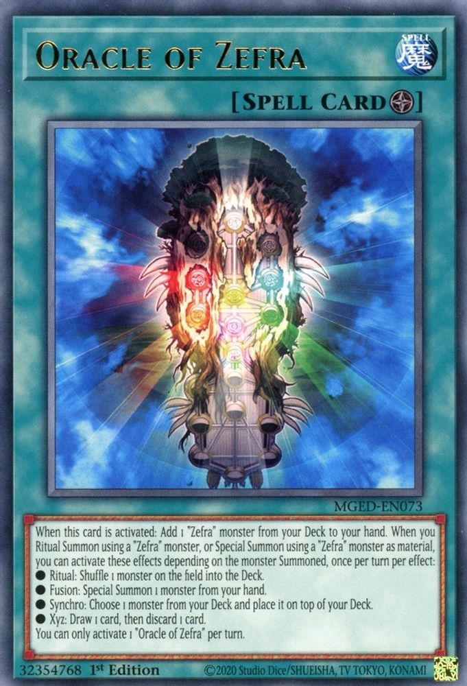 Oracle of Zefra, 1st-edition, front