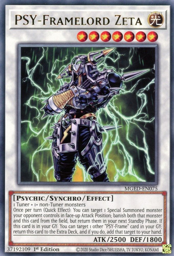 PSY-Framelord Zeta, 1st-edition, front