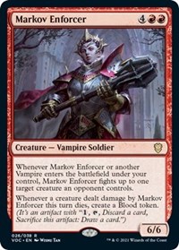 Markov Enforcer, Commander: Innistrad: Crimson Vow