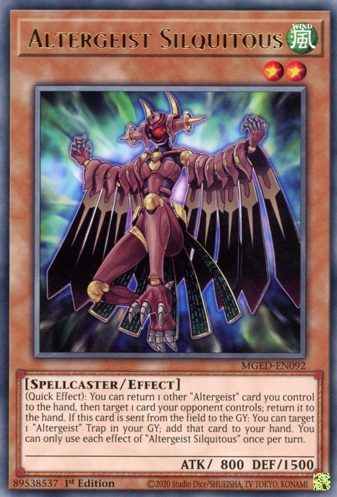 Altergeist Silquitous, 1st-edition, front