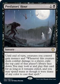 Predators' Hour, Commander: Innistrad: Crimson Vow