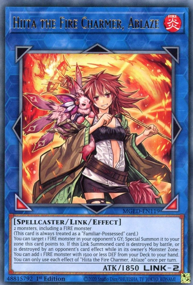 Hiita the Fire Charmer Ablaze