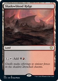 Shadowblood Ridge, Commander: Innistrad: Crimson Vow