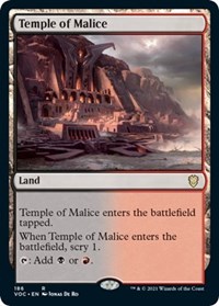 Temple of Malice, Commander: Innistrad: Crimson Vow