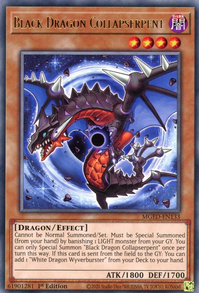 Black Dragon Collapserpent, 1st-edition, front