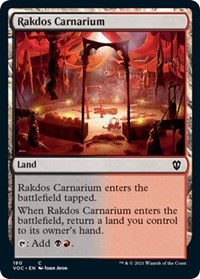 Rakdos Carnarium, Commander: Innistrad: Crimson Vow