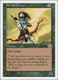 Elvish Archers, Classic Sixth Edition