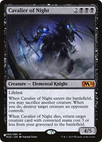 Cavalier of Night, The List Reprints