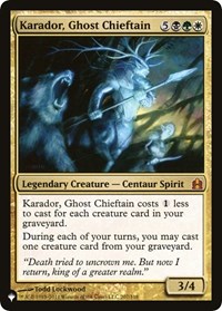 Karador, Ghost Chieftain, The List Reprints