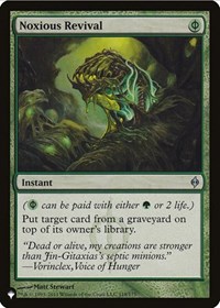 Noxious Revival, The List Reprints