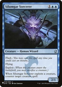 Silumgar Sorcerer, The List Reprints
